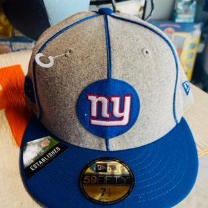 New York Giants NFL New Era 59Fifty Sideline Fitted Hat NWT